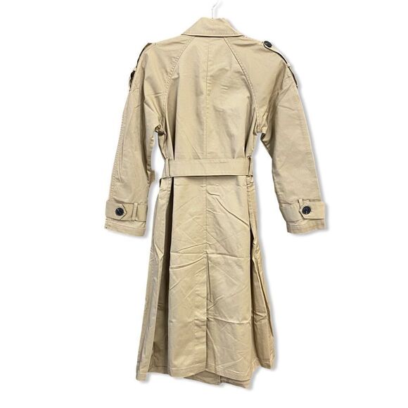 NWT Lovers and Friends Rachel Ridley Trench Coat Beige khaki belted Revolve XS - Picture 7 of 13